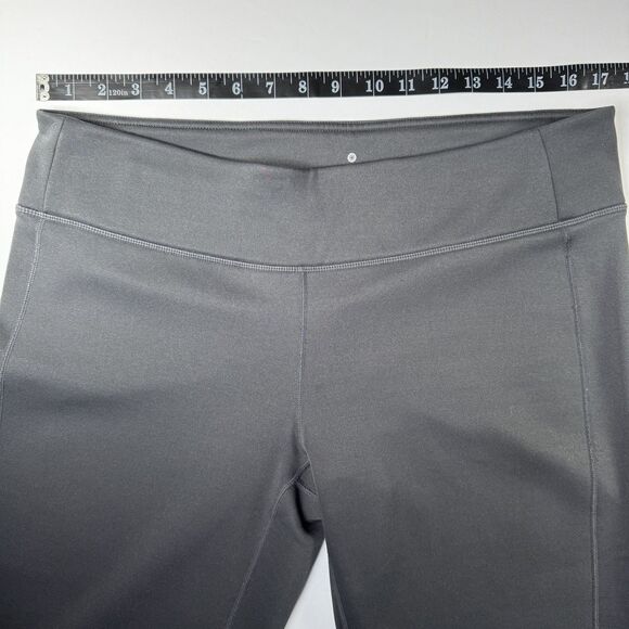 Athleta Pants Womens Large Gray Flare Yoga Activewear Stretch Gym Style 790992 - Picture 7 of 14